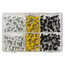Sealey AB195NP 195pc Numberplate Screw Assortment - Plastic Enclosed Head