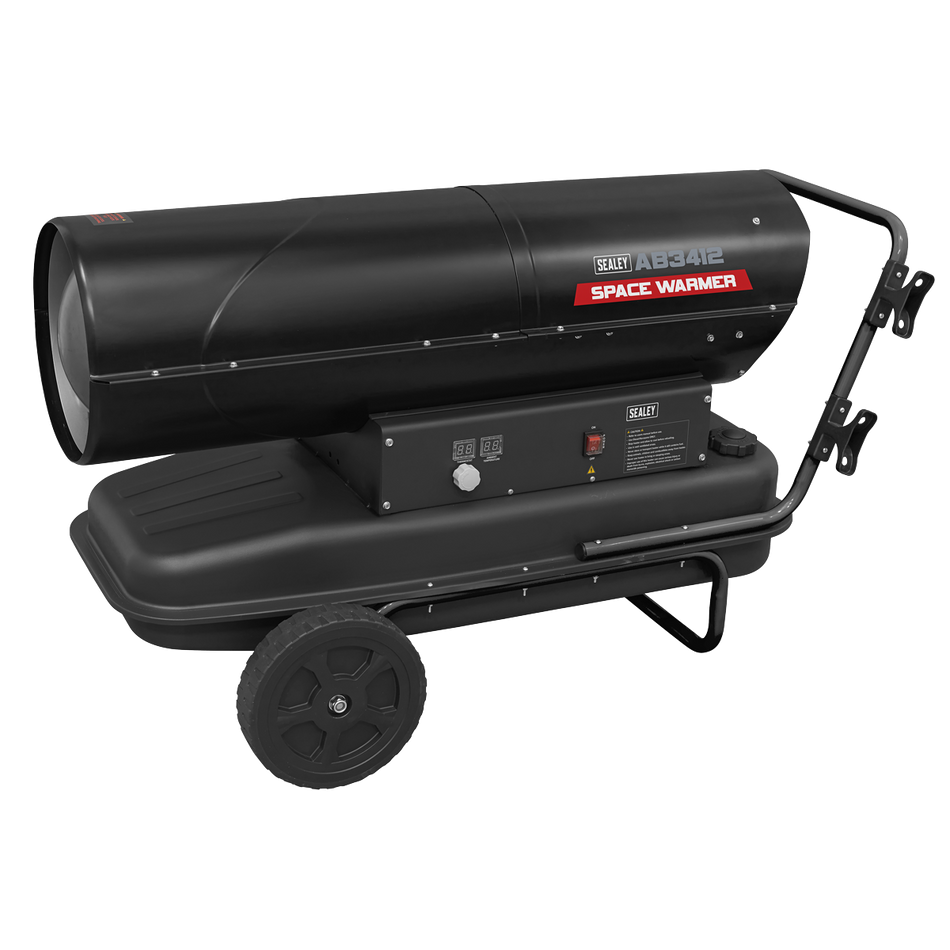 Sealey AB3412 340,000Btu/hr Space Warmer‚àö√á¬¨√Ü Kerosene/Diesel Heater with Wheels