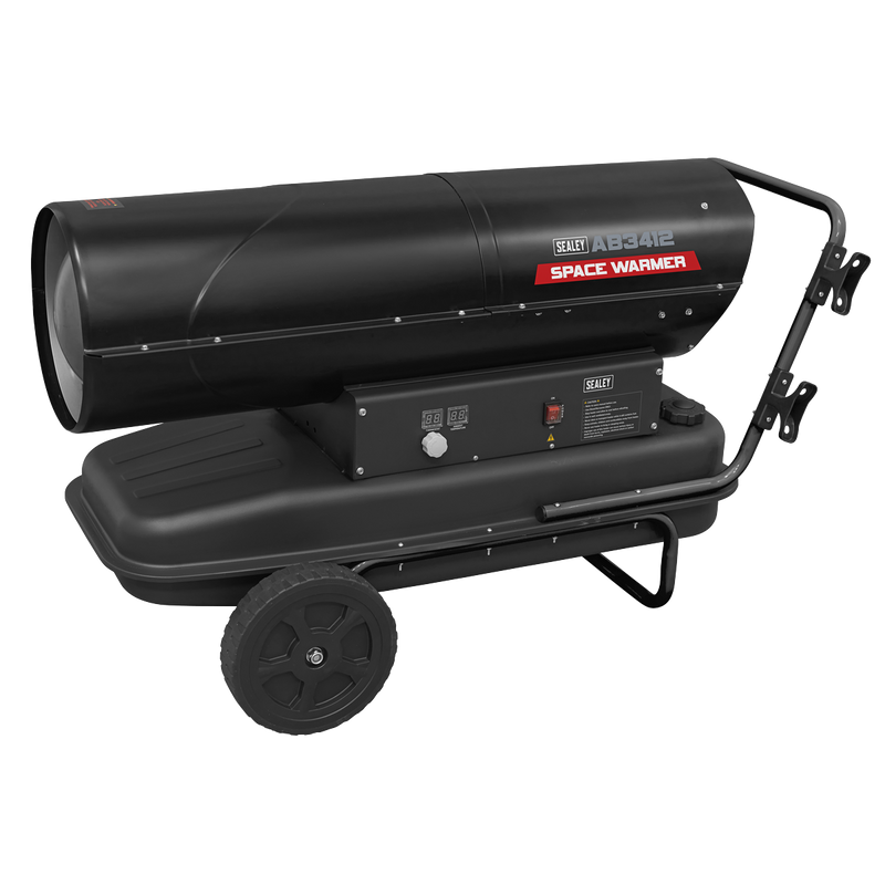 Sealey AB3412 340,000Btu/hr Space Warmer√Ç¬Æ Kerosene/Diesel Heater with Wheels