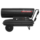 Sealey AB3412 340,000Btu/hr Space Warmer√Ç¬Æ Kerosene/Diesel Heater with Wheels