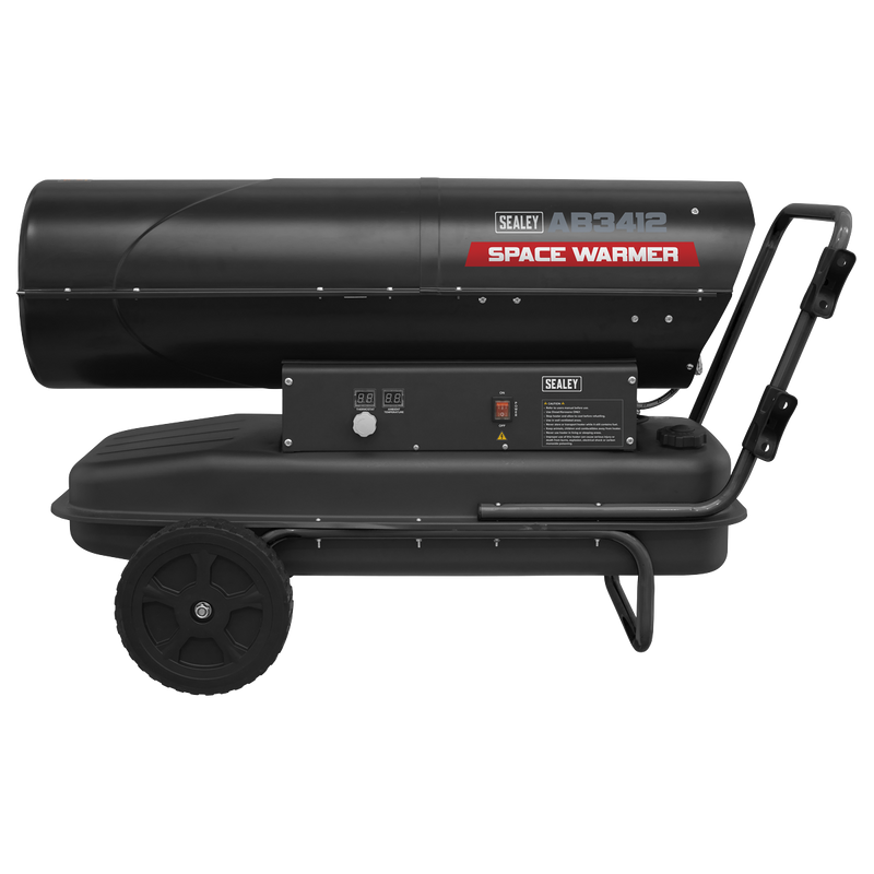 Sealey AB3412 340,000Btu/hr Space Warmer√Ç¬Æ Kerosene/Diesel Heater with Wheels