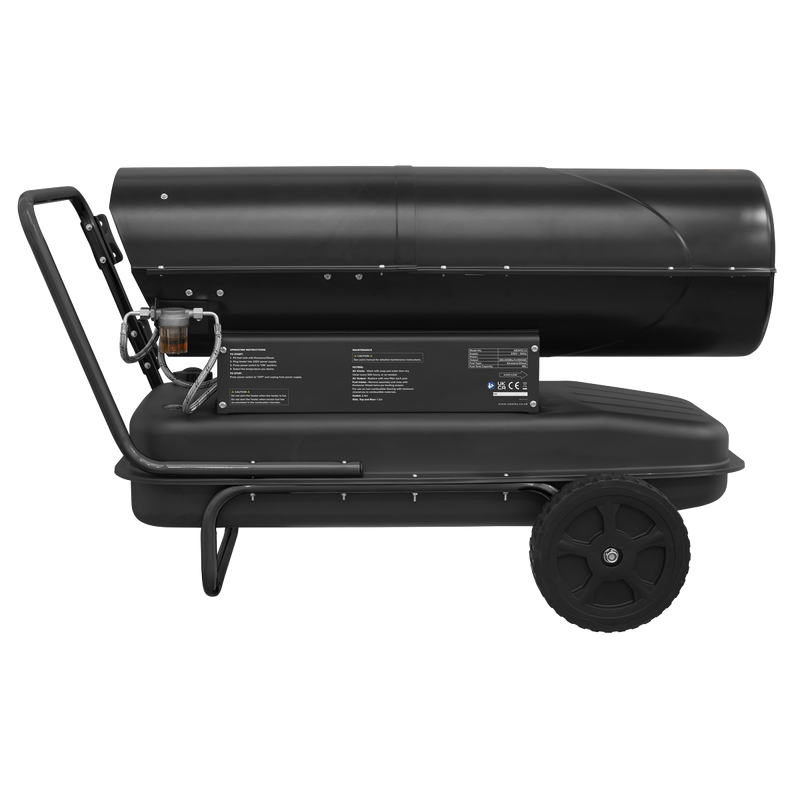 Sealey AB3412 340,000Btu/hr Space Warmer√Ç¬Æ Kerosene/Diesel Heater with Wheels