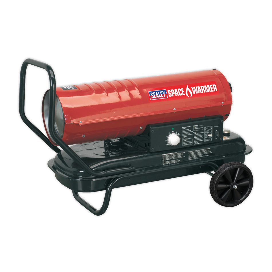 Sealey AB7081 70,000Btu/hr Space Warmer‚àö√á¬¨√Ü Paraffin/Kerosene/Diesel Heater with Wheels
