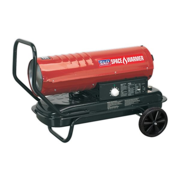 Sealey AB7081 70,000Btu/hr Space Warmer√Ç¬Æ Paraffin/Kerosene/Diesel Heater with Wheels