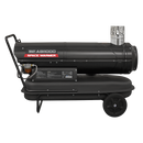 Sealey ABI1000 Indirect Space Warmer Kerosene/Diesel Heater 102,000Btu/hr with Wheels