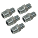 Sealey AC100 Reducing Union 3/8"BSPT to 1/4"BSPT - Pack of 5