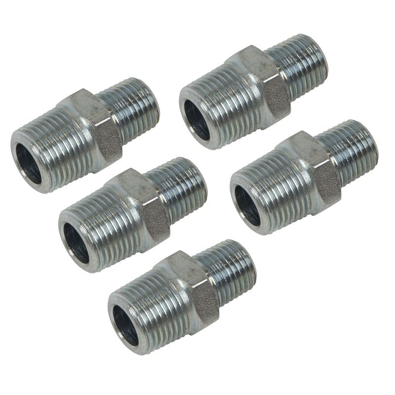 Sealey AC100 Reducing Union 3/8"BSPT to 1/4"BSPT - Pack of 5