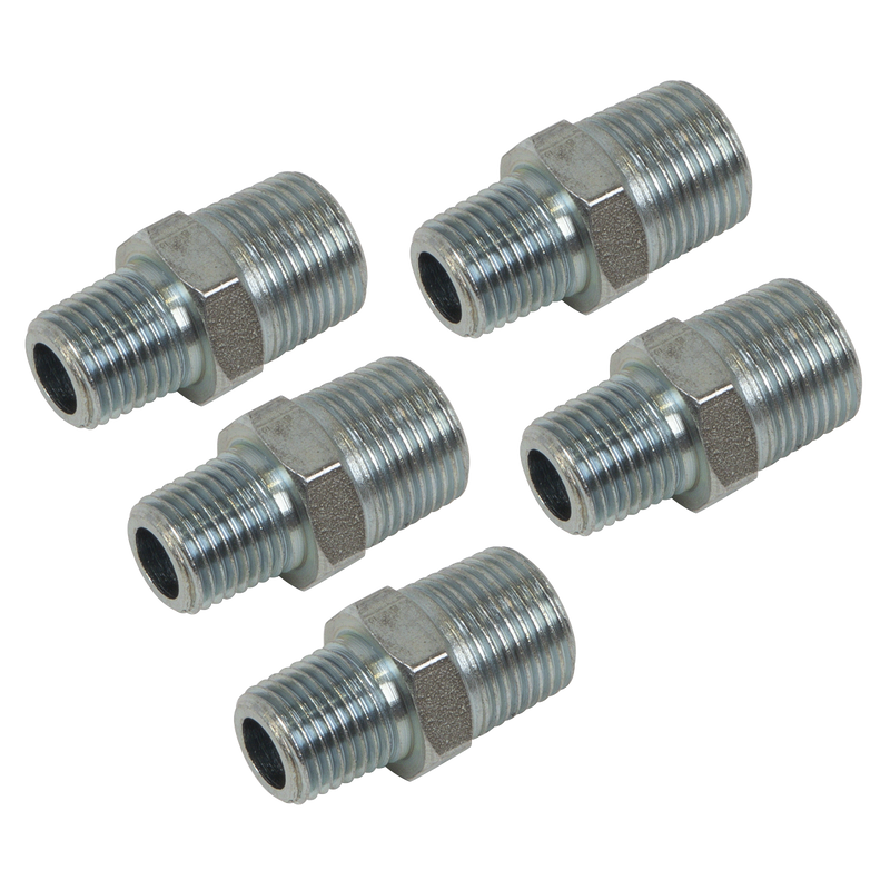 Sealey AC100 Reducing Union 3/8"BSPT to 1/4"BSPT - Pack of 5