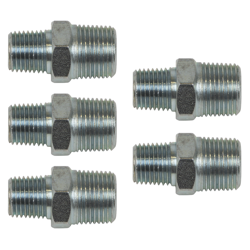 Sealey AC100 Reducing Union 3/8"BSPT to 1/4"BSPT - Pack of 5