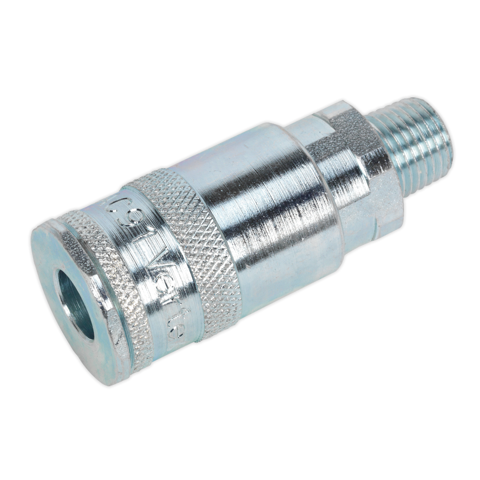 Sealey AC16BP Coupling Body Male 1/4"BSPT - Pack of 50