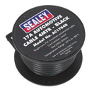 Sealey AC1704B 4m 17A Thick Wall Automotive Cable - Black