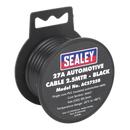 Sealey AC2725B 2.5m 27A Thick Wall Automotive - Black