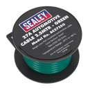 Sealey AC2725G 2.5m 27A Thick Wall Automotive Cable - Green