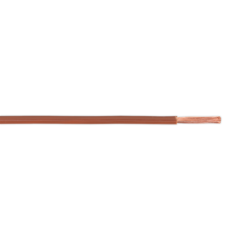Sealey AC2830BN 50m 28/0.30mm Thin Wall Automotive Cable - Brown