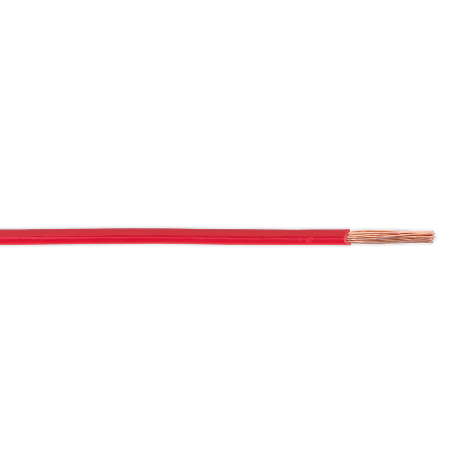 Sealey AC2830RE 50m 28/0.30mm Thin Wall Automotive Cable - Red