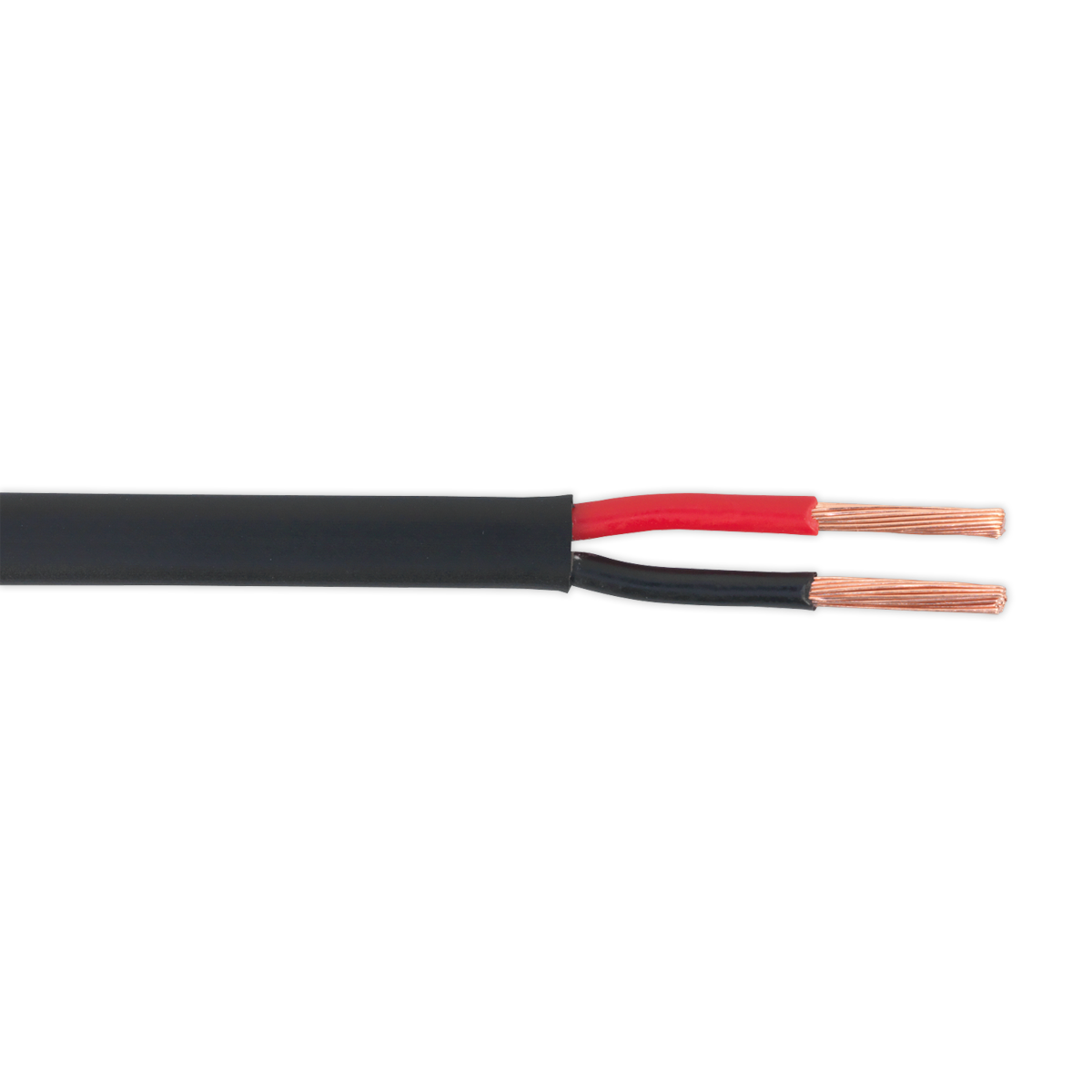 Sealey AC2830TWTN 30m 28/0.30mm Thin Wall Flat Twin Automotive Cable - Black