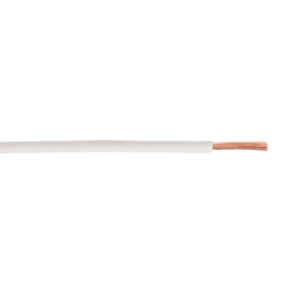 Sealey AC2830WH 50m 28/0.30mm Thin Wall Automotive Cable - White