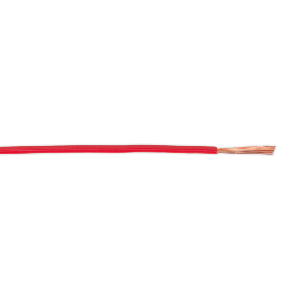 Sealey AC3220RE 50m 32/0.20mm Thin Wall Automotive Cable - Red