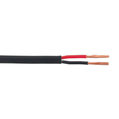 Sealey AC3220TWTN 30m 32/0.20mm Thin Wall Flat Twin Automotive Cable - Black