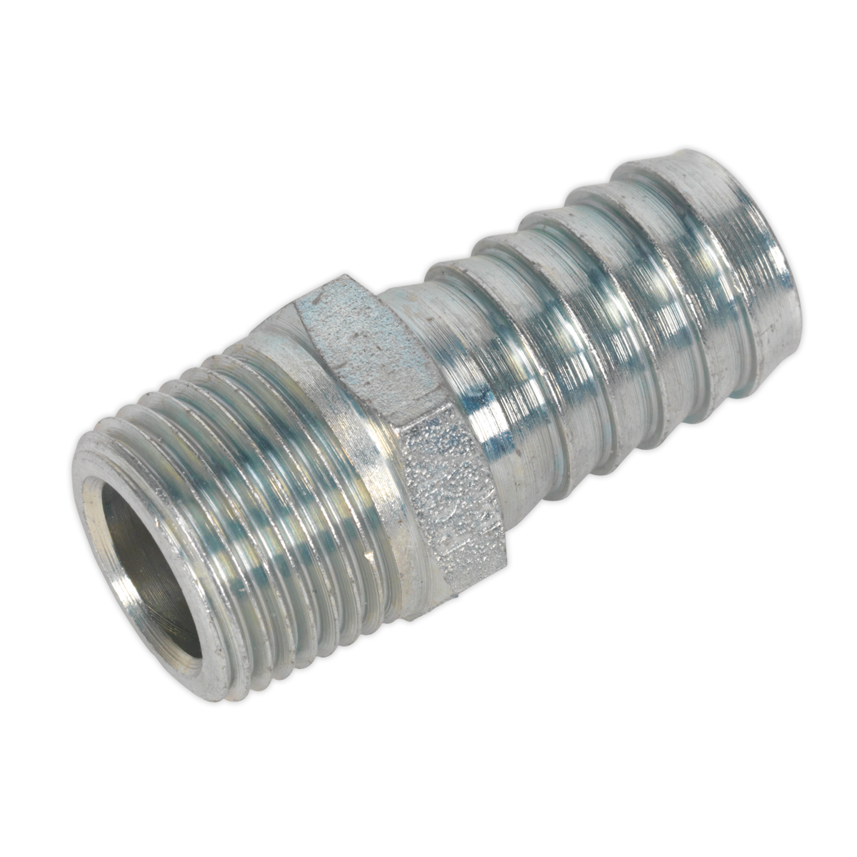 Sealey AC42 Screwed Tailpiece Male 3/8"BSPT - 1/2" Hose - Pack of 5