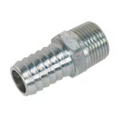 Sealey AC42 Screwed Tailpiece Male 3/8"BSPT - 1/2" Hose - Pack of 5