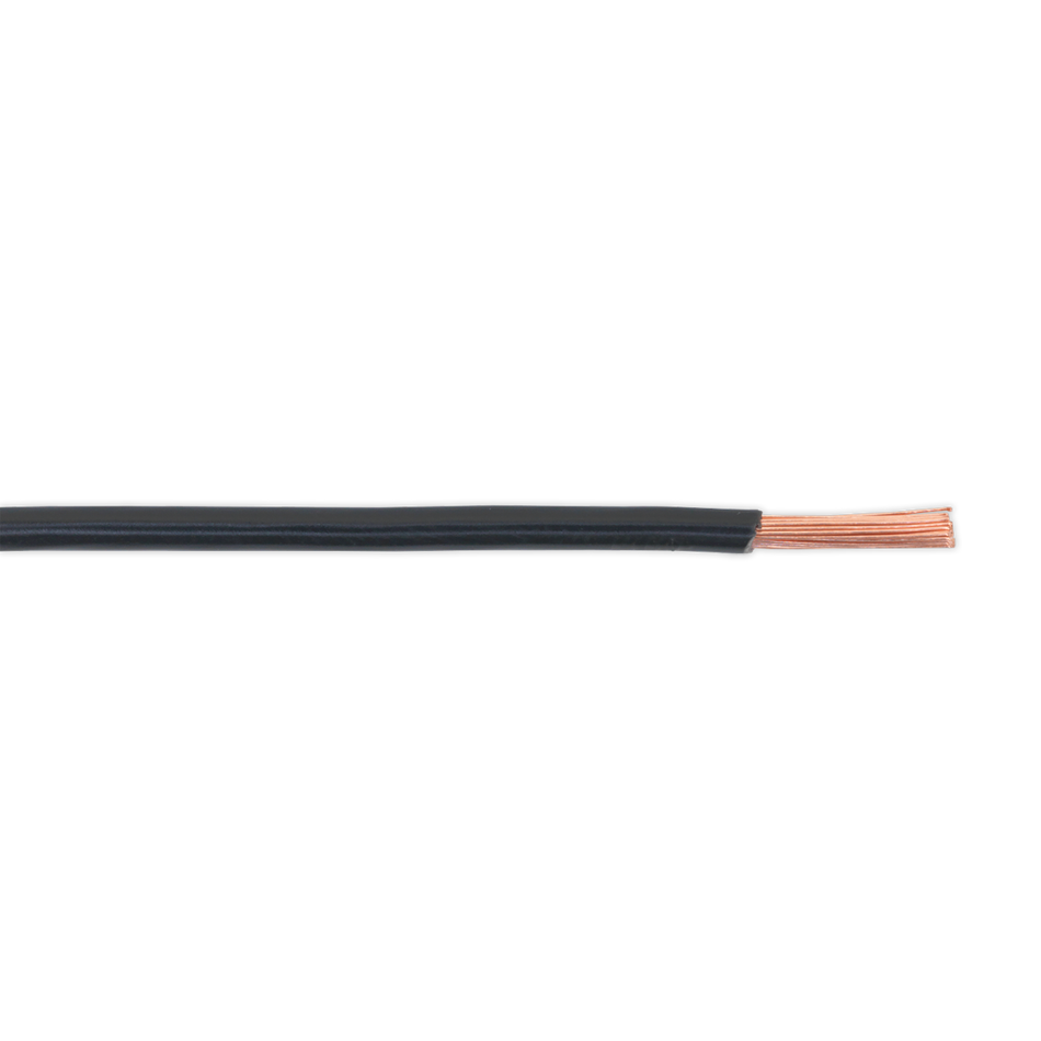 Sealey AC4430BK 30m 44/0.30mm Thin Wall Automotive Cable - Black