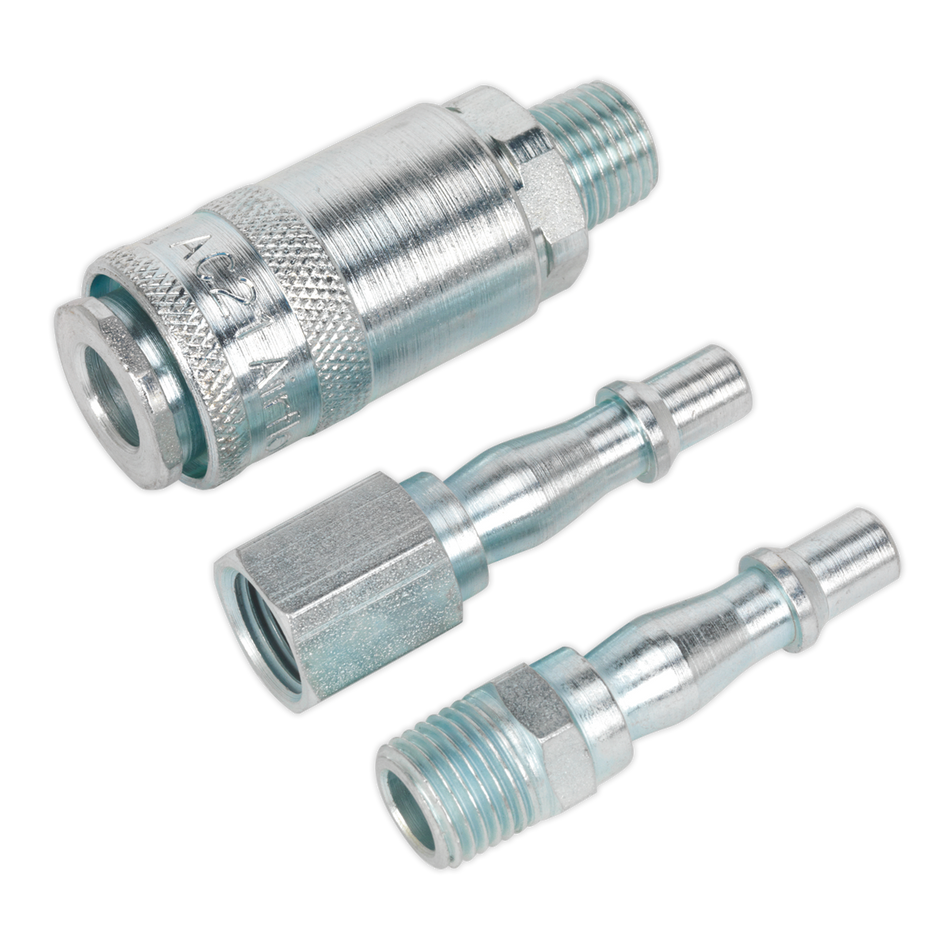 Sealey AC60 1/4"BSP Air Tool Coupling Kit