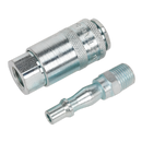 Sealey AC61 1/4"BSP Air Tool Coupling Kit
