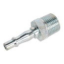 Sealey AC68 Screwed Adaptor Male 1/2"BSPT - Pack of 5
