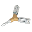 Sealey AC87 Twin Coupling Bodies Y-Adaptor