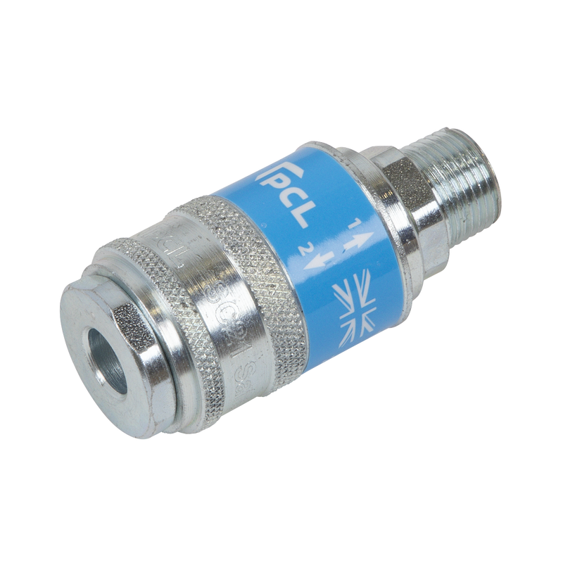 Sealey AC93 PCL Safeflow Safety Coupling Body Male 3/8"BSPT