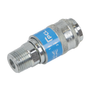 Sealey AC95 PCL Safeflow Safety Coupling Body Male 1/2"BSP