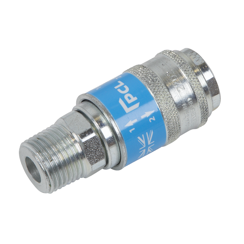 Sealey AC95 PCL Safeflow Safety Coupling Body Male 1/2"BSP