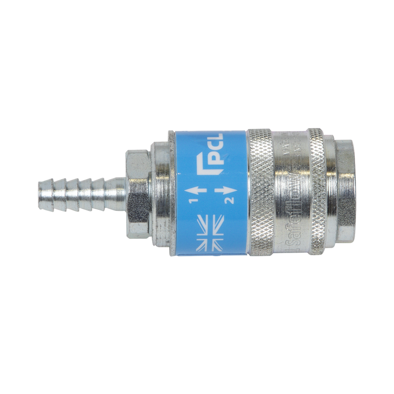 Sealey AC96 PCL Safeflow Safety Coupling Body Tailpiece for 1/4" Hose