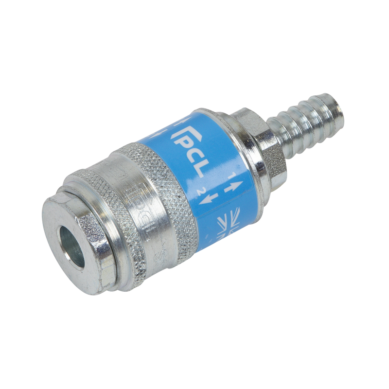Sealey AC98 PCL Safeflow Safety Coupling Body Tailpiece for 3/8" Hose