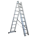 Sealey ACL3 Aluminium Extension Combination Ladder 3x9 EN 131