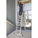 Sealey ACL3 Aluminium Extension Combination Ladder 3x9 EN 131