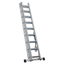 Sealey ACL3 Aluminium Extension Combination Ladder 3x9 EN 131