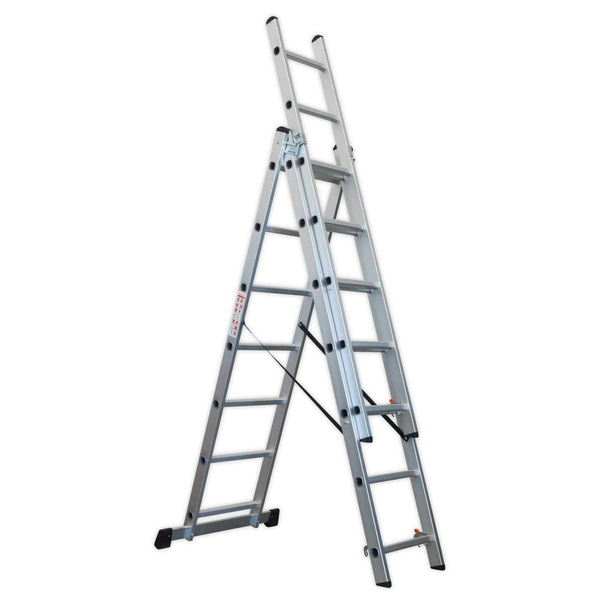 Sealey ACL307 Aluminium Extension Combination Ladder 3x7 EN 131