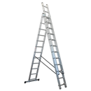 Sealey ACL312 Aluminium Extension Combination Ladder 3x12 EN 131