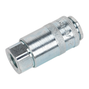 Sealey ACP13 Coupling Body Female 1/4"BSP - Pack of 5