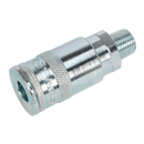 Sealey ACP16 Coupling Body Male 1/4"BSPT - Pack of 5