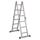 Sealey AFPL1 4-Way Trade Aluminium Folding Platform Ladder EN 131