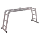 Sealey AFPL1 4-Way Trade Aluminium Folding Platform Ladder EN 131