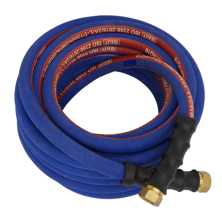 Sealey AH10R/12 10m x ‚àö√â√Ä√∫13mm Extra-Heavy-Duty Air Hose with 1/2"BSP Unions
