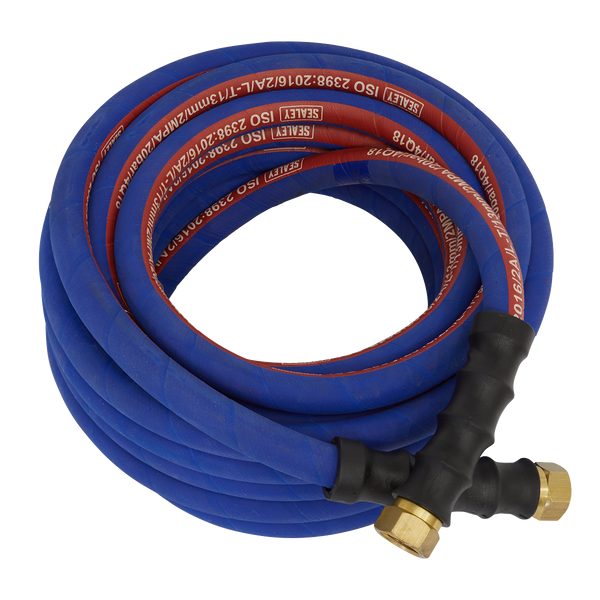 Sealey AH10R/12 10m x √ÉÀú13mm Extra-Heavy-Duty Air Hose with 1/2"BSP Unions