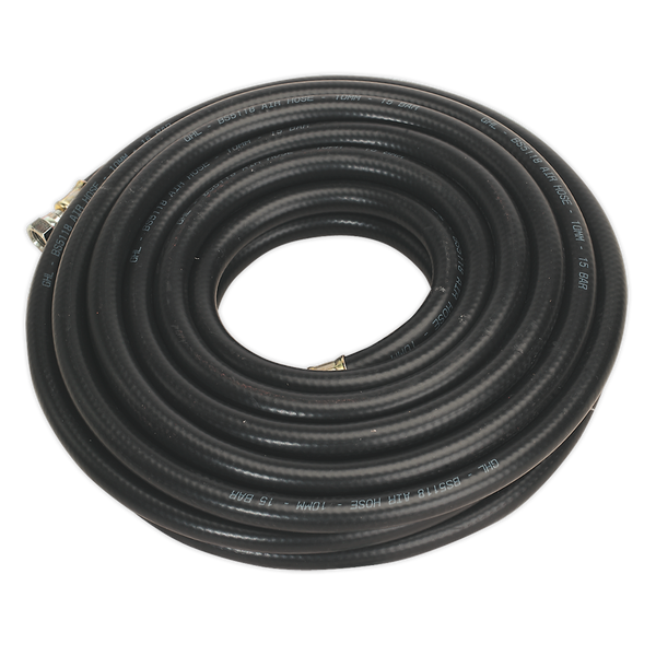 Sealey AH10RX/38 10m x √ÉÀú10mm Heavy-Duty Air Hose with 1/4"BSP Unions