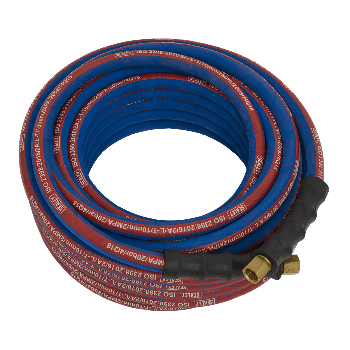 Sealey AH15R/38 15m x â€šÃ Ã¶âˆšÃ¢âˆšÃ„âˆšâˆ«10mm Extra-Heavy-Duty Air Hose with 1/4"BSP Unions