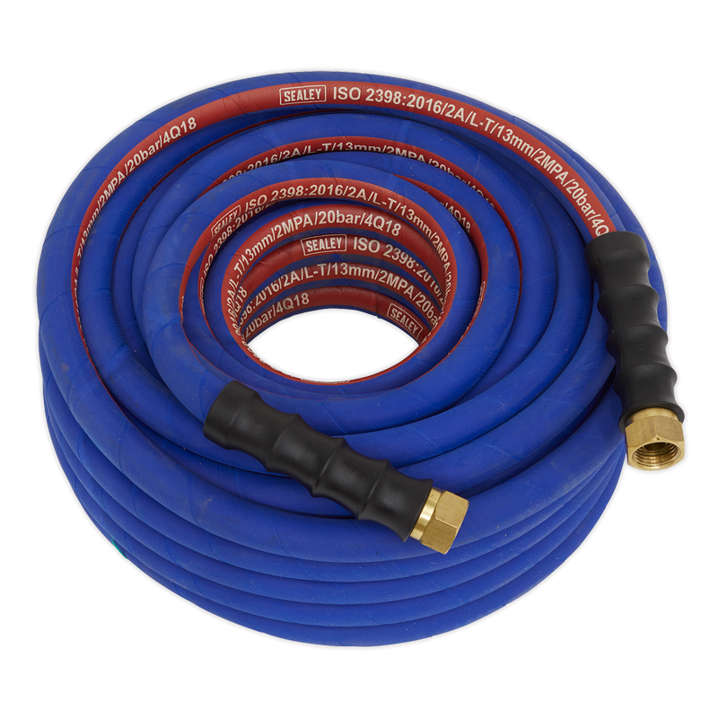 Sealey AH20R/12 20m x √ÉÀú13mm Extra-Heavy-Duty Air Hose with 1/2"BSP Unions