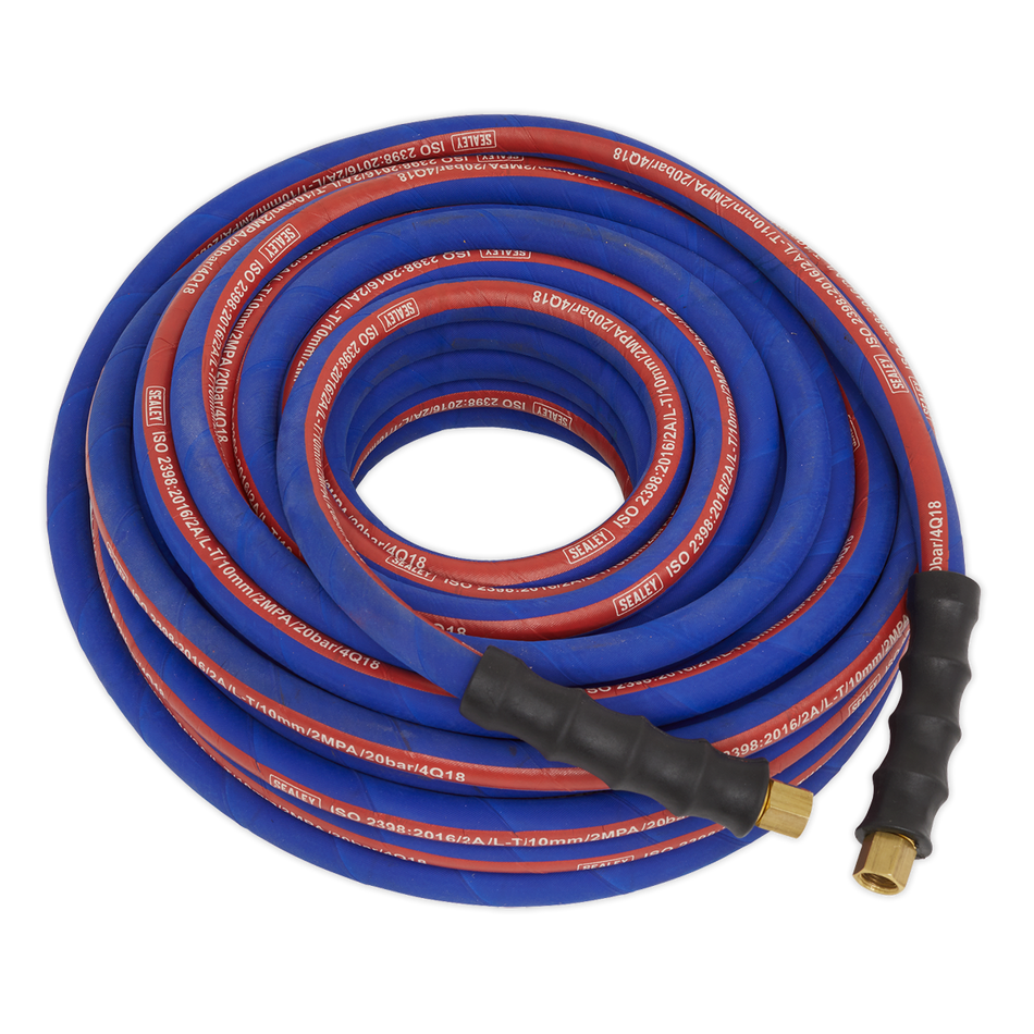 Sealey AH20R/38 20m x â€šÃ Ã¶âˆšÃ¢âˆšÃ„âˆšâˆ«10mm Extra-Heavy-Duty Air Hose with 1/4"BSP Unions